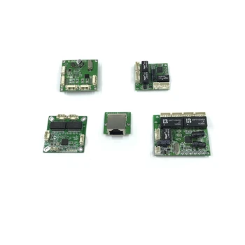 Mini PBCswitch modul PBC OEM modul mini velikosti 3/4/5 Vrata Omrežna Stikala Pcb Board mini ethernet stikalo modul 10/100Mbps  0