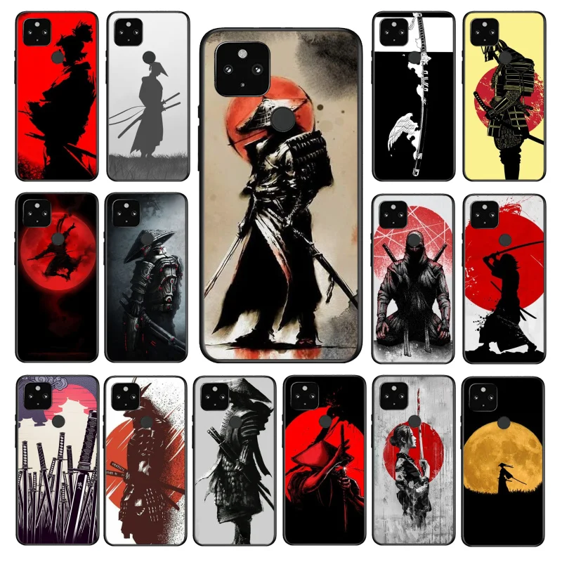 Japonska samuraj Ninja Primeru Telefon za Google Pixel 7 7Pro 6 Pro 6A 5A 4A 3A Pixel 4 XL 5 6 4 3 XL 3A 2 XL