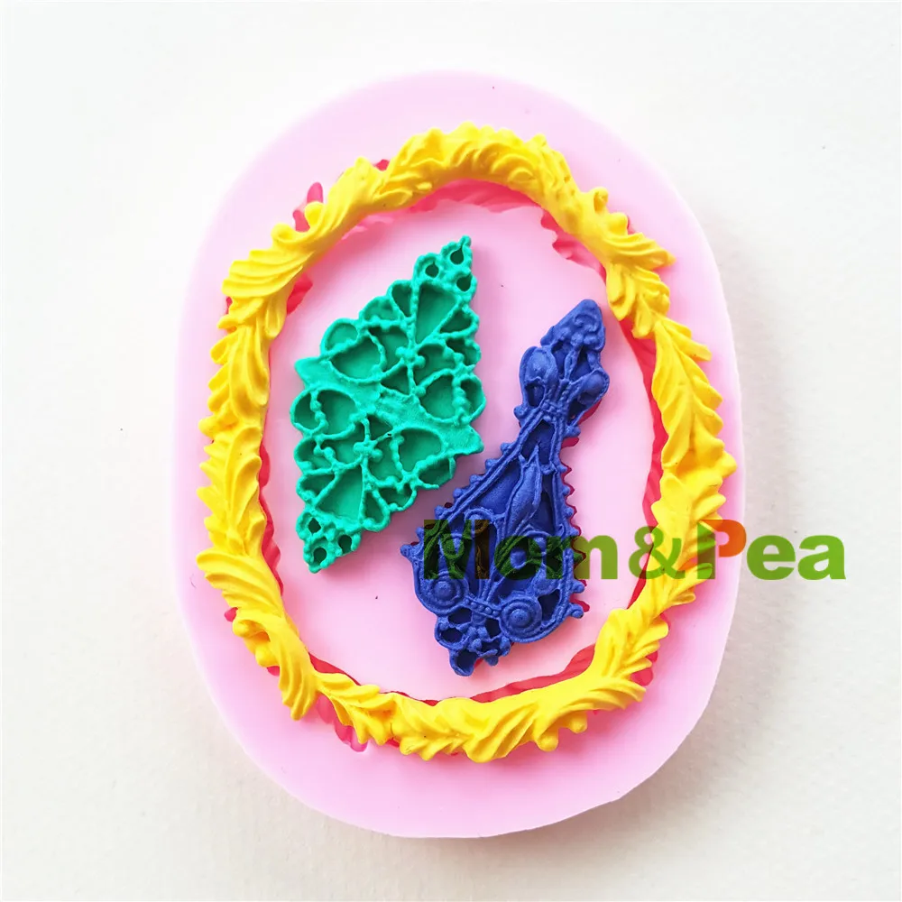 Mama&Grah 0978 Brezplačna Dostava Okvir, Oblikovan Silikonsko Plesni Torto Dekoracijo Fondat Torto 3D Plesni, Hrana Razred