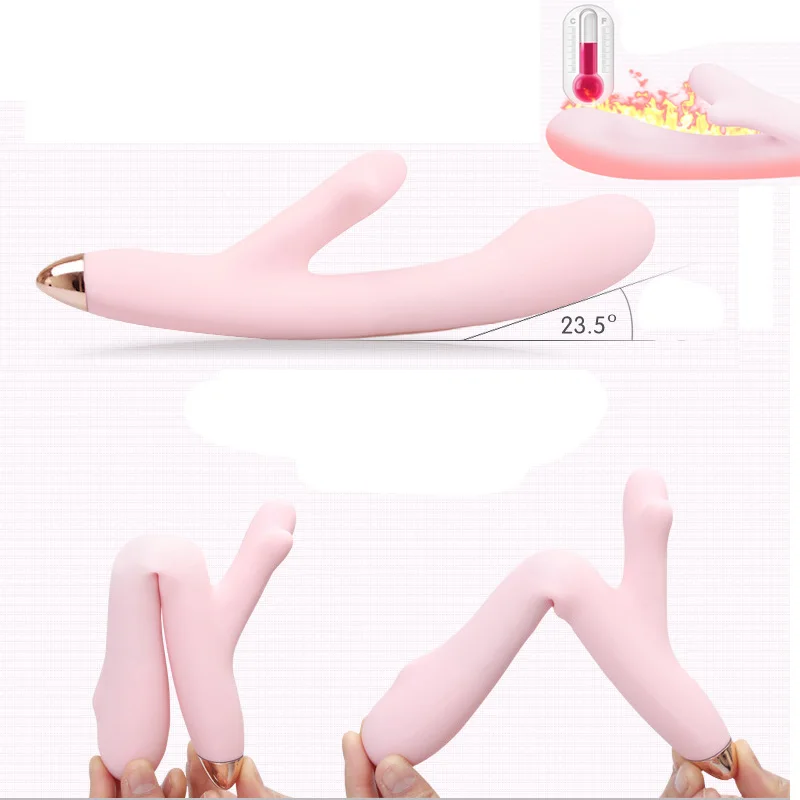 Nepremočljiva Smart Ogrevanje vibrator USB polnilne g-spot Izklop vibrator massager ženska masturbacija erotično sex igrače za ženske 3