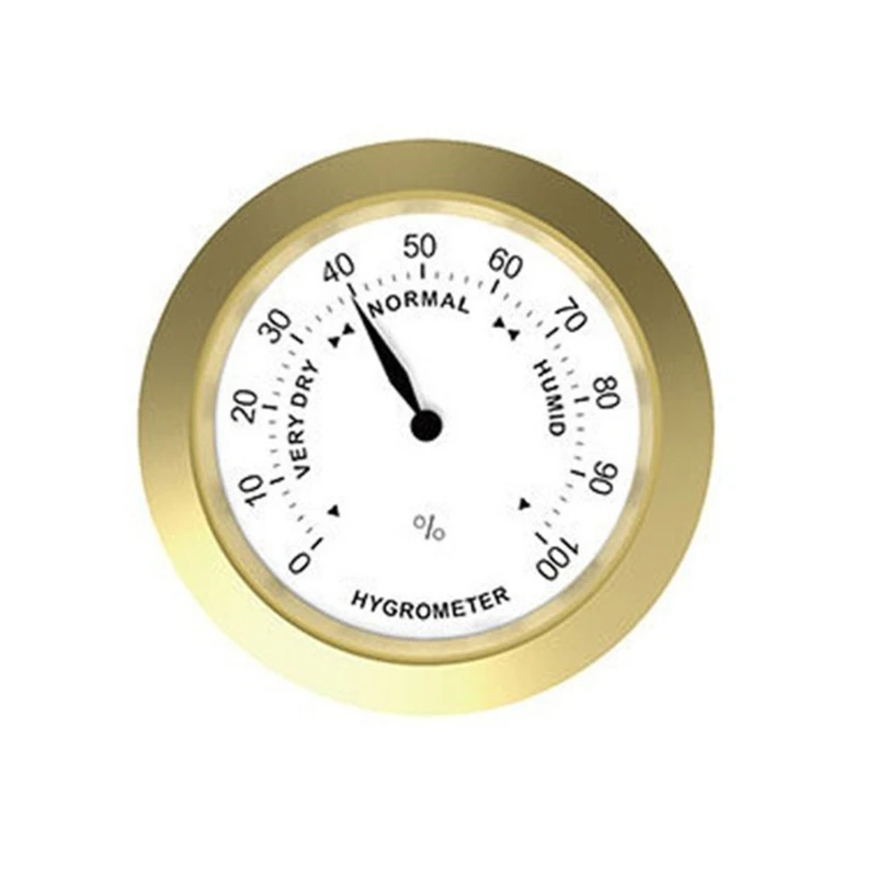 Termometer, higrometer Mehanske Krog Higrometer Vlažnost Merilnik Temperature Merilnik za Kabinet Pločevinke