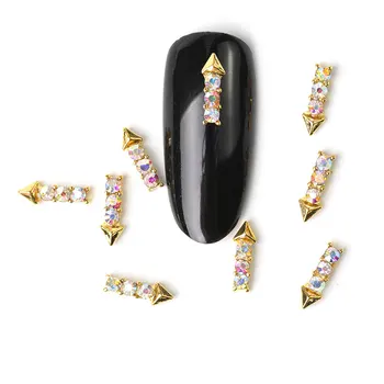 10 kosov diy 3D Luna gemstone okrasnih za Nail Art okraski Design čare zlitine manikura nakit dodatki  10