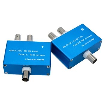 1080P AHD/CVI/TVI / 2-KANALNI HD Video Koaksialni Multiplexer (2-Kanalni Video V Enega Koaksialni Kabel za Prenos)  10