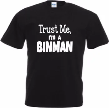 2019 novo blagovno znamko oblačil risanka t-shirt verjamem, da sem Binman T-majica bombaž darilo black Božično darilo Tee majica  10