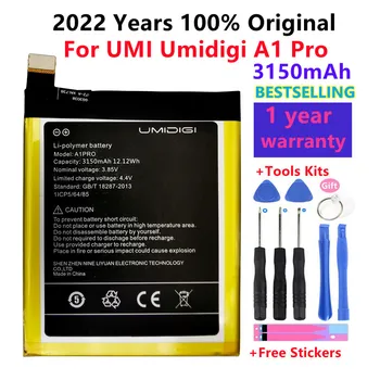 2022 let, ki je Na Zalogi, Nove UMI Umidigi A1 Pro Baterije 3150mAh Visoke Kakovosti Zamenjava Baterije Telefona + Orodja  10
