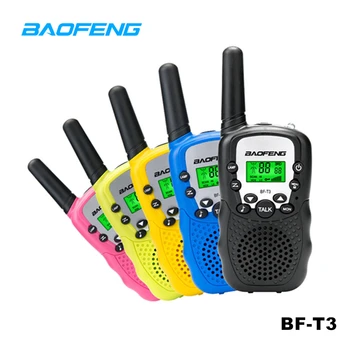 2pcs Baofeng MINI Otroci Radii BF-T3 Igrača Walkie Talkie Prenosni dvosmerni Radijski BFT3 Ročni HF / Oddajnik za Otroke, Igrače,  5