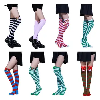 B36D Božič Socking Ženske Noge Toplejše Nogavice Božični Kostumi Pribor za Dekle  10