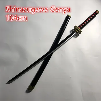 Demon Slayer:Kimetsu Ne Yaiba Shinazugawa Genya meč Iguro Obanai cosplay Prop orožje, 1:1 Uzui Tengen Rekviziti Nož 104 cm  10