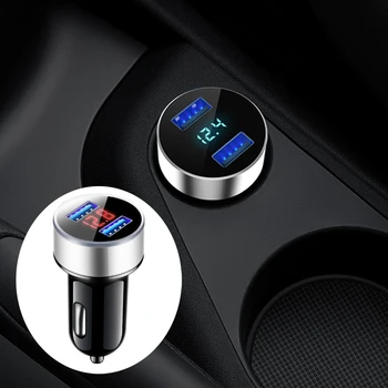 Dvojno USB avto polnilec 3.0 hitro polnjenje cigaretni vžigalnik LED zaslon za Chevrolet Cruze Malibu TRAX Buick Encore Excelle  4