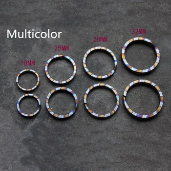 EOS Multicolor Titanove Zlitine Ultra Lahka Ključ Visi Ključ Obroč Diy Pribor Ključnih Verige Posnetek Keychain Multi Orodja Oprema  5