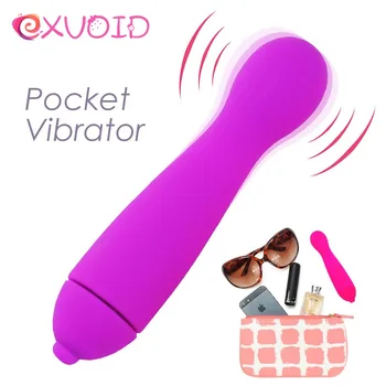 EXVOID Sex Igrače za Žensko Klitoris Stimulator Vaginalne G-spot Massager AV Palico Čarobno Palico, Mini Vibrator, Vibrator Prenosni  4