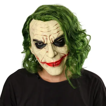 Film Joker Strašno Odrasle Maske Dark Knight Klovn Halloween Cosplay Maske, Karneval Velikonočni Purim Kostum Stranka Rekviziti  10