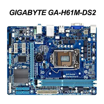 H61M-DS2 matična plošča Socket LGA 1155 Intel DDR3 Pomnilnika, 16 GB Dual Channel Memory VGA Vmesnik Mainboard  3