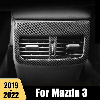 Iz nerjavečega Jekla Za Mazda 3 Axela 2019 2020 2021 2022 BP Avto Zadaj klima Izhodni Prezračevalni Okvir Pokrova Trim Nalepke, Dodatki  5