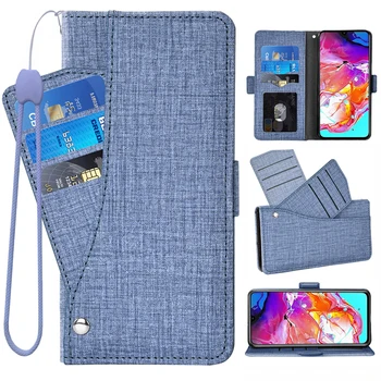 Jean vzorec obračanje denarnice, mobilni telefon primeru kreditno kartico pokrov Za Doogee S88 S88pro S88 pro Usnja Kritju  5