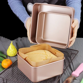 Kvadratni Ogljikovega Jekla Non-Stick Bakeware Torto Soline Kruh Toast Plesni Peko Peciva Pladenj Plesni Gospodinjski Kuhinjski Pribor  3