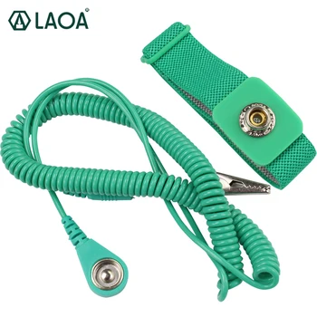 LAOA Anti-statični Manšeta Statično-brezplačno Pašček za Zapestje Trak Z 3 m vrvi  5