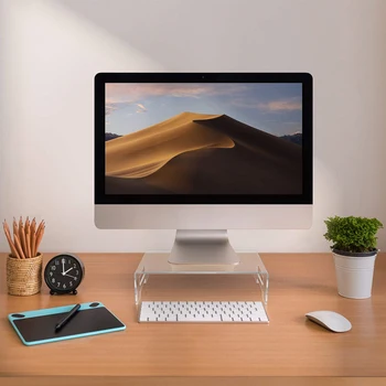 Laptop Stand Akril Veliko Materiala Prenosni Čvrstost Stabilnosti, Trajnosti, ki Nosijo Ročaji Računalnik Stoji za Office Home  10