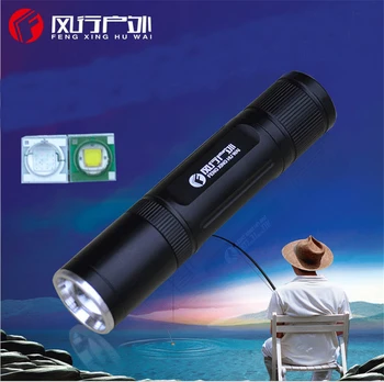 LED ribolov Svetilka cree xpe V5 lampe torche kampiranje teleskopsko baton Zoomable mini z 18650 baterijo za polnjenje EN NIZ  10