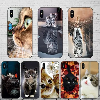 Mehko Telefon Lupini Srčkan Kitty Zajemajo Mobilne Primeru Za Iphone Mini 12 11 Pro XS Max SE 2020 7 8 6 6S Plus X XR 5s 5 Lep Mačka Coque  5
