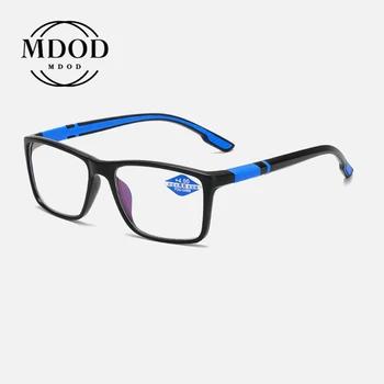Novo Nevidno Anti-Modra Lučka Dual-Lahka Za Branje Očala Videti Daleč Videti V Bližini Večnamensko In Prenosni Starejših Očala  10