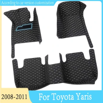 Preproge Za Toyota Yaris 2011 2010 2009 2008 Avto Predpražnike Auto Dodatki Notranjost Styling Foot Pad Pete Pedal Odeje Zaščito  10