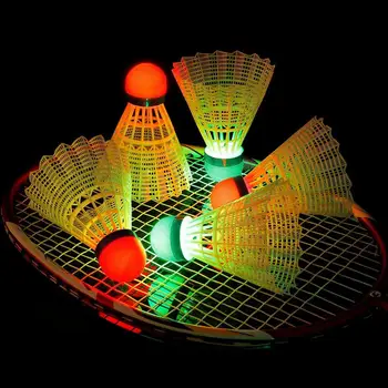 Razsvetljava Badminton Penasto Žogo Glavo Svetlobna Pisane Žogica Športih Na Prostem, Zabava Noč Usposabljanje Žogo  5