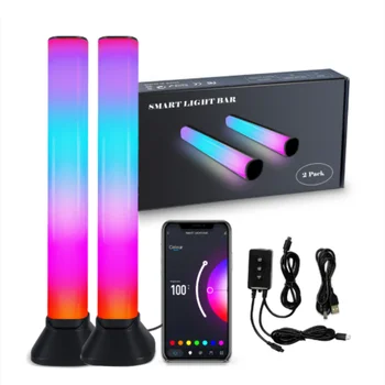 Smart RGB svetlobne Vrstice s 46 Scenski Načini in Glasbe Bluetooth Barve za TV PC Osvetlitev  10