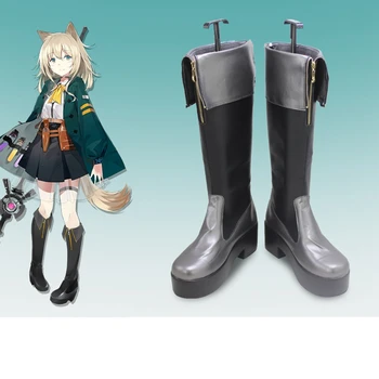 Unisex Anime Cos Arknights Podenco Cosplay Kostume, Čevlje, Škornje Velikosti Po Meri  4