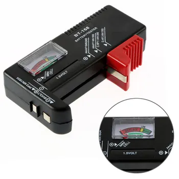 Univerzalni BT-168 AA, AAA, C, D, 9V 1,5 V Baterija Digitalni Gumb Celice, Baterije, Barve Kodirani Meter Kažejo Volt Tester za Preverjanje  10