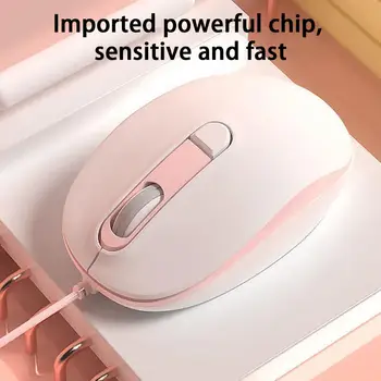 USB Žično Miško Koristno Plug Igrajo Enostavno Hiter Odziv Žično Miško Laptop Oprema  0