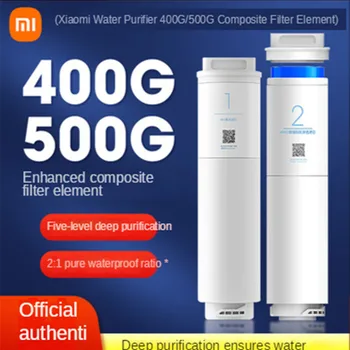 Xiaomi Vodo, Čistilec 1A Vložkov Vodni Filter Čistilec 400G Enhanced 1. 5-v-1 Composite Filter 2. RO Povratne Osmoze 500G  10