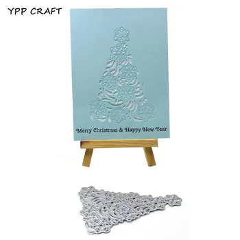 YPP OBRTI Božično Drevo Rezanje Kovin Matrice za DIY Scrapbooking/Kartico, zaradi Česar/Otroci Zabavno Dekoracijo Dobave  10