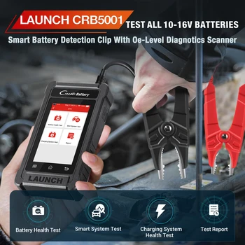 ZAČETEK CRB5001 Baterije Tester 12V Avto ENG ABS SRS NA Diagnostični Optičnega TPMS BMS 6 Reset Brezplačno Posodobitev pk CRP123E CRP129E BST360  5